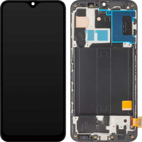 Madrid Papel Screen with Touch Mechanism for Samsung Galaxy A40 A405 (Black)