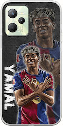 Fußballstars Lamine Yamal Realme Narzo 50a Prime Flexibles TPU Transparentes Silikon Fußballstars Lamine Yamal Realme Narzo 50a Prime Flexibles TPU Transparentes Silikon