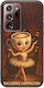 Brainrot Ballerina Cappuccina Samsung Galaxy Note 20 Ultra Черен TPU Черен Силикон
