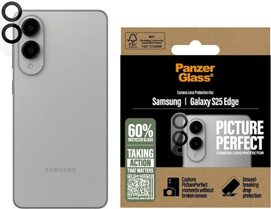 PanzerGlass PicturePerfect Camera Protection Tempered Glass Transparent for the Samsung Galaxy S25 Edge