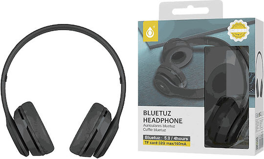 Moveteck Kabellose Bluetooth Am Ohr Kopfhörer mit 4 Stunden Betriebszeit Schwarz
