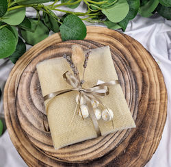 Lavender Lagurus Tulle Envelope Wedding Favor