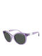 Armani Exchange Women's Sunglasses with Purple Frame and Grey Lenses AX4120S 823687