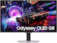 Samsung G8 G81SF OLED HDR Monitor 32 Zoll 4K 3840x2160 240Hz mit Reaktionszeit 0.03ms GTG Silber