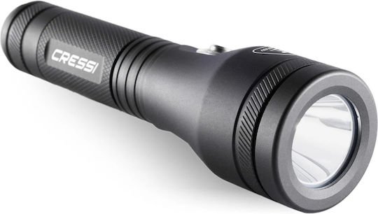 CressiSub Astra Diving Safety Light LED with Brightness 1200lm for Depth up to 100m