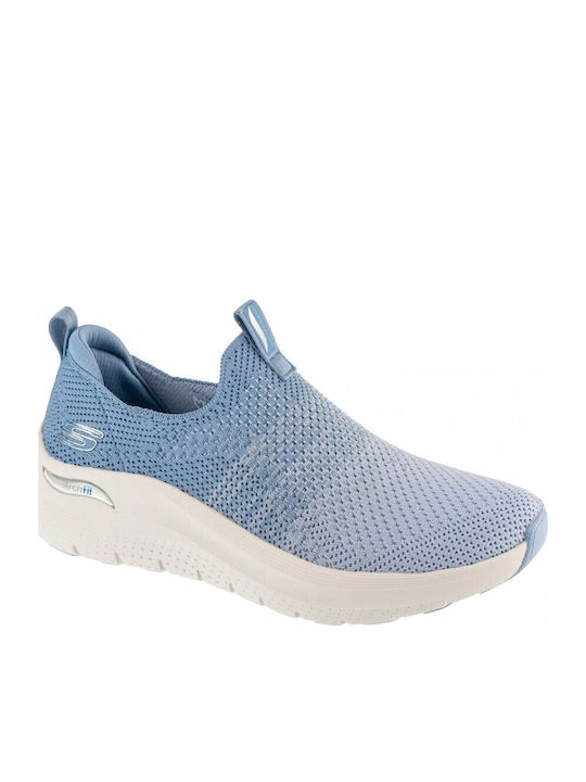 Skechers Arch Fit Women's Slip-Ons Blue