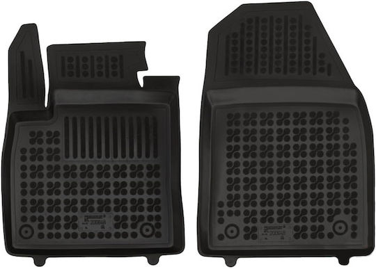 Πατάκια Δαπέδου Λαστιχένια Μαύρα Συμβατά Ford Transit Courier Ii 2τμχ