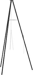 Vidaxl Cooking Tripod Over Fire 190 cm Height Steel Black Vidaxl Cooking Tripod Over Fire 190 cm Height Steel Black