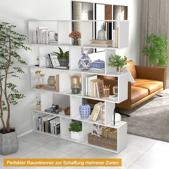White Bookcase 70x23.5x158 cm White Bookcase 70x23.5x158 cm