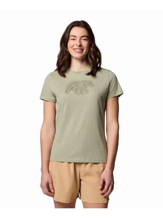 Columbia Γυναικείο T-shirt Πράσινο
