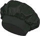 Damen Stoff Weiches Schlaf Haar Turban Bonnet Schwarz