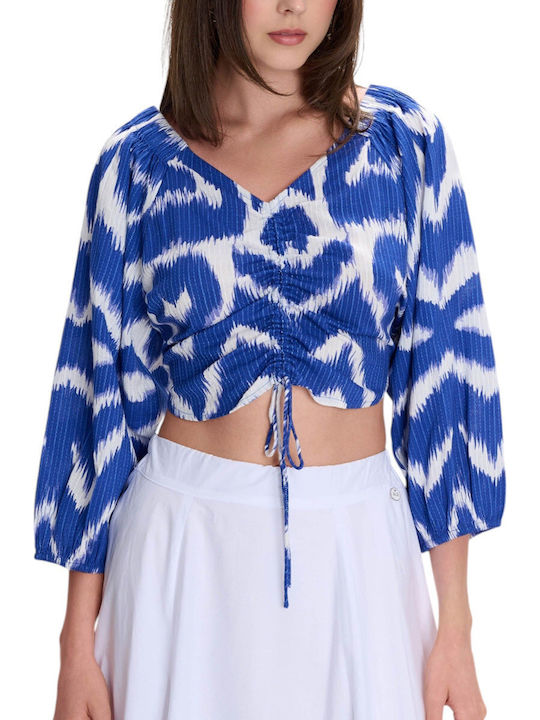 Γυναικείο Crop Top Sky Blue