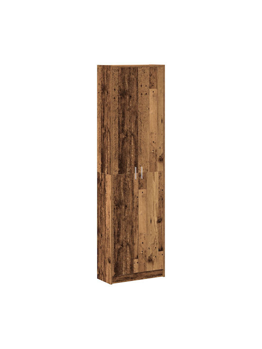 Double Door Wardrobe Brown 55x25x189cm
