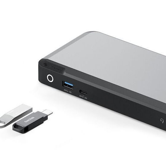 Alogic MX2 USB-C Docking Station με DisplayPort 4K PD Ethernet Ασημί