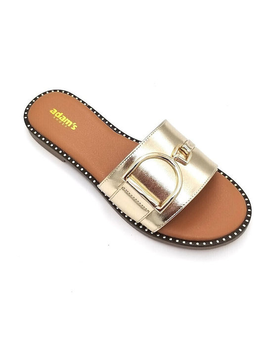 Women's Flat Sandals Anatomic in Gold Color
