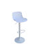 Stool Bar More with Adjustable Height White 43x35x75-104cm