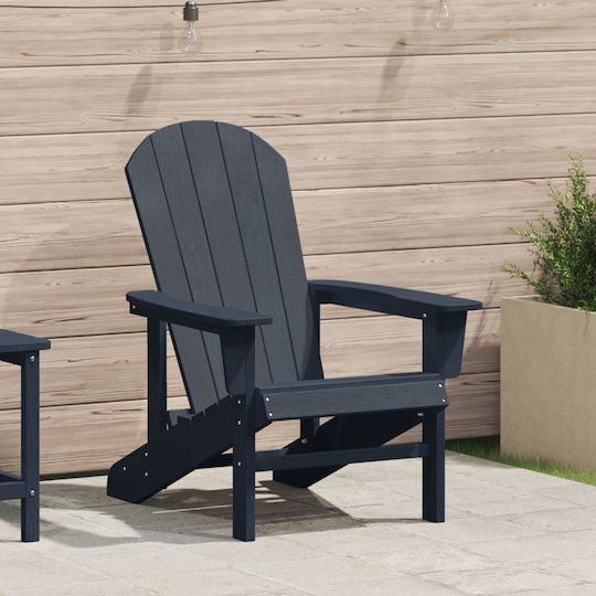 Καρέκλα Adirondack Ναυτικό Μπλε 74x82x91εκ. Καρέκλα Adirondack Ναυτικό Μπλε 74x82x91εκ.