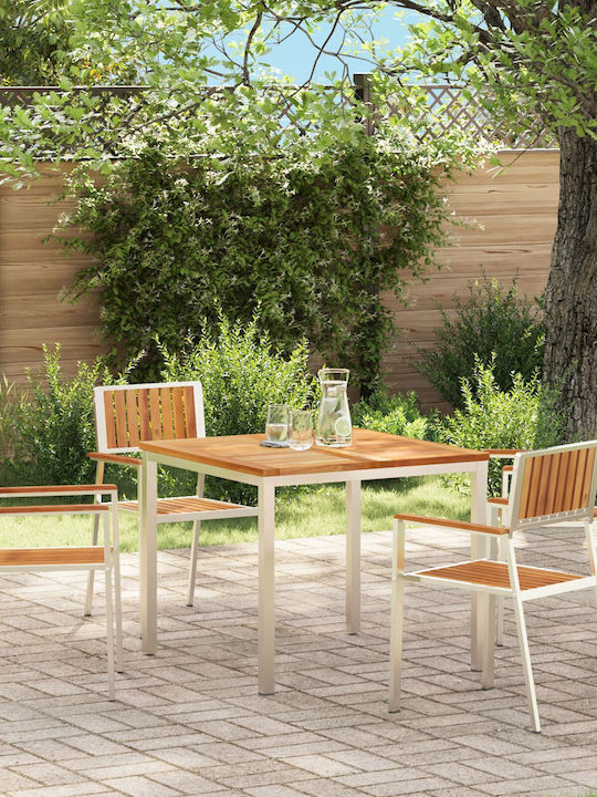 Outdoor-Stuhl Hölzernes Teak 4Stück
