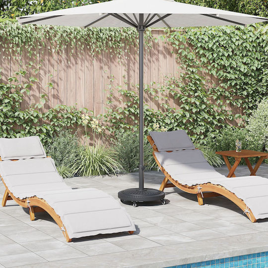 vidaXL Βάση Ομπρέλας Μεταλλική Μαύρη 38x38x39.5cm
