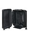 vidaXL Medium Hard Black Suitcase With 4 Wheels Height 66cm