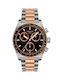 Tissot Men's Watch 40mm Chronograph Battery with Metal Bracelet