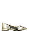 Damen Ballerinas in Gold Farbe