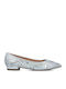 Damen Ballerinas in Silber Farbe