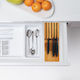 Βάση Μαχαιριών Relaxdays Bamboo Knife Organiser Μπαμπού 5 Θέσεων Natural 10028871