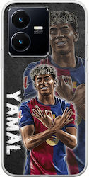 Fotbal Stele Lamine Yamal Vivo Y22s TPU Flexibil Silicon Transparent