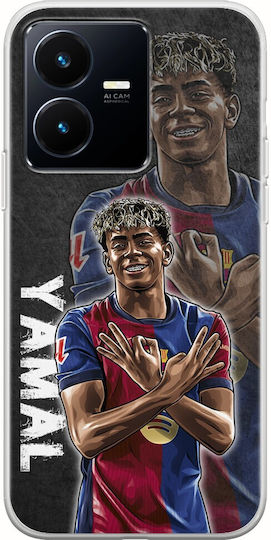 Fotbal Stele Lamine Yamal Vivo Y22s TPU Flexibil Silicon Transparent