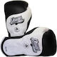 Danger Equipment Boxing Gloves made of Synthetic Leather for Match White