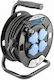 Högert Waterproof Extension Reel Cord 30m Black