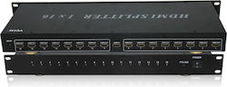 Vcom Dd4116 Splitter 1x Hdmi Input To 16x Hdmi Outputs