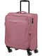 American Tourister Spinner Βαλίτσα Ταξιδίου Καμπίνας Υφασμάτινη Ροζ με 4 Ρόδες Ύψους 55εκ.