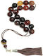 Roloi Komboloi Agate Worry Beads Multicolour 30cm