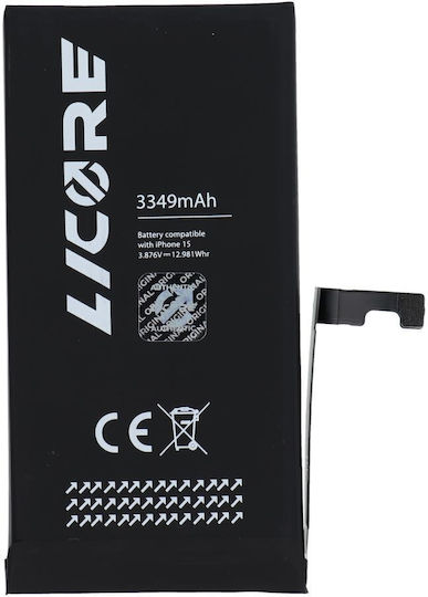 Licore Συμβατή Μπαταρία Αντικατάστασης 3349mAh για iPhone 15
