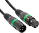 American DJ Cablu XLR De Sex Masculin - XLR De Sex Feminin Negru 5m MAS090598