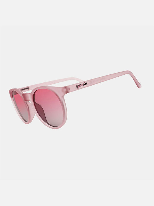 Goodr Men's Sunglasses with Purple Frame and Purple Polarized Lens G00405-CG-ROS1-GR