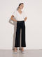Dama Tesatura Pantaloni Black
