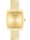 Calvin Klein Adore Γυναικείο Ρολόι 26.7mm Μπαταρίας με Χρυσό Μεταλλικό Μπρασελέ