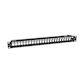 Hikvision Ds-1cp0u24-1u Patch Panel 24x Ports 1u Black