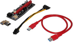 Makki Makki-sr139-270 удължител от PCIe X1 M към PCIe X16 F чрез USB