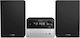 Philips Ηχοσύστημα 2.0 TAM3205M2 TAM3205M2/12 20W με CD Player και Bluetooth Μαύρο