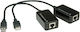 Roline Мрежов Адаптер 12.99.1121 От Usb Type A M До Rj-45 Cat5 Utp F Черен
