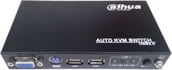 Dahua Kvm Switch Kvm0801vm-e100 8x Vga To Vga 2x Usb Ps/2 Black Dahua Kvm Switch Kvm0801vm-e100 8x Vga To Vga 2x Usb Ps/2 Black