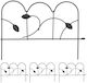 Set 4 Panouri Vintage pentru Grădină Relaxdays Dimensiuni 28,5 X 39 X 1 Cm Negru