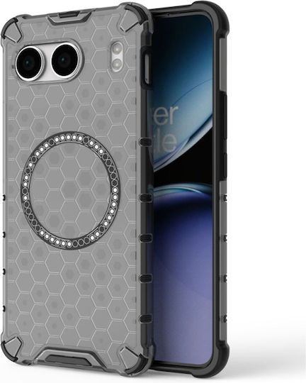 Techsuit Honeycomb Back Cover Silicone Black (OnePlus Nord 4)