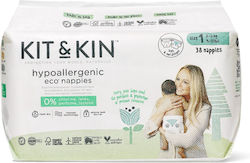 Kit & Kin Eco Hypoallergenic No. 1 για 2-5kg 38τμχ Kit & Kin Eco Hypoallergenic No. 1 για 2-5kg 38τμχ
