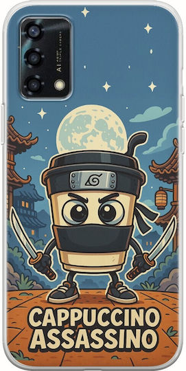 Brainrot Cappuccino Assasino Oppo A94 5g Flexible Tpu Διάφανη Σιλικόνη