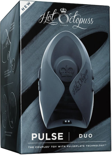 Hot Octopuss Double Vibrator with Remote Control 10.5cm Gray